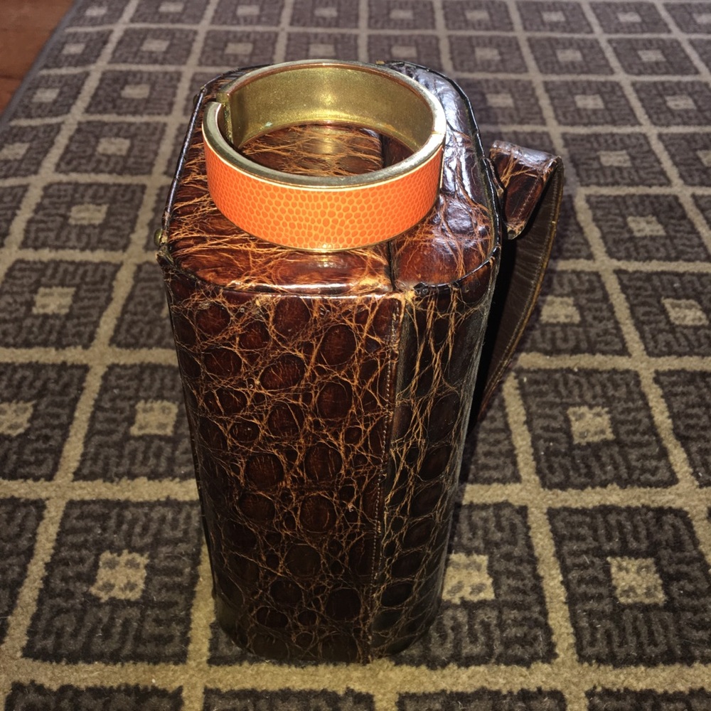 Orange Cuff Bracelet
